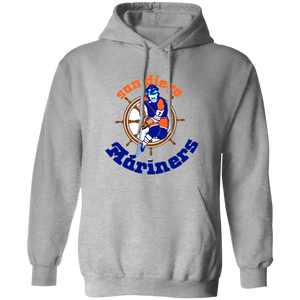 San Diego Mariners WHA Hockey Hoodie Pullover in Sport Grey