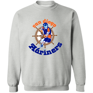 San Diego Mariners WHA Hockey Sweatshirt Crewneck Pullover in sport grey