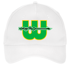 New England Whalers WHA Hockey Twill Cap 5-Panel in White