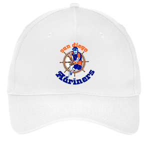 San Diego Mariners WHA Hockey Twill Cap 5-Panel in White