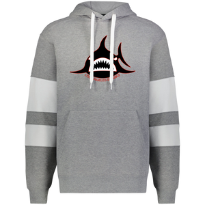Los Angeles Sharks WHA Hockey Athletic Fleece Hoodie in Charcoal Heather/White