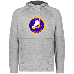 New York Golden Blades WHA Hockey Fleece Performance Hoodie in Athletic Grey