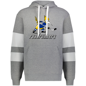 Phoenix Roadrunners WHA Hockey Athletic Fleece Hoodie in Charcoal Heather/White