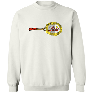 Retro Hawaii Leis crewneck pullover sweatshirt featuring vintage WTT tennis team logo in white