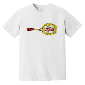 Vintage-style Hawaii Leis WTT T-shirt with retro 1970s team logo graphic in white