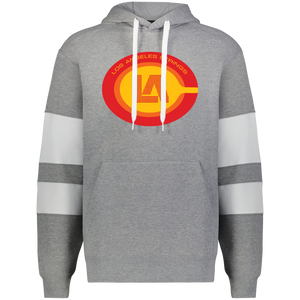 Los Angeles Strings WTT Tennis Athletic Fleece Hoodie in Charcoal Heather/White