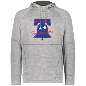 Philadelphia Freedoms WTT Tennis Performance Fleece Hoodie in Athletic Grey