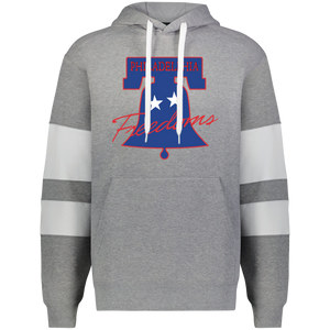 Philadelphia Freedoms WTT Tennis Athletic Fleece Hoodie in Charcoal Heather/White