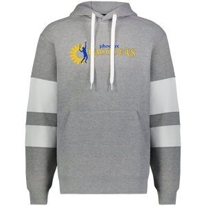 Phoenix Racquets WTT Tennis Athletic Fleece Hoodie in Charcoal Heather/White