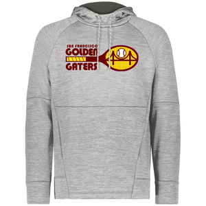 San Francisco Golden Gaters WTT Tennis Performance Fleece Hoodie in Athletic Grey