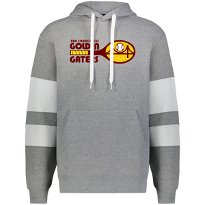 San Francisco Golden Gaters WTT Tennis Athletic Fleece Hoodie in Charcoal Heather/White