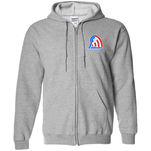 Baltimore Banners WTT Tennis Full Zip Hoodie in Sport Grey Front