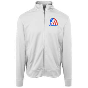 Baltimore Banners Full Zip Fleece Jacket featuring vintage WTT tennis team logo in white front view