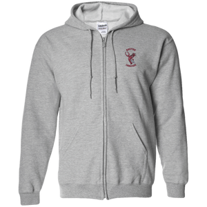 Boston Lobsters  WTT Tennis Full Zip Hoodie in Sport Grey Front