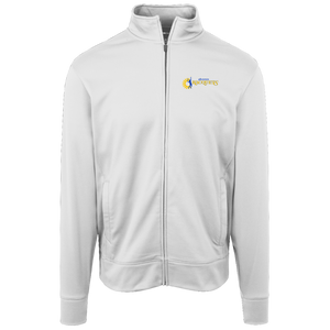 Phoenix Racquets Full Zip Fleece Jacket featuring vintage WTT tennis team logo in white front view