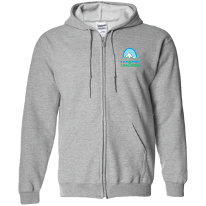Sea Port Cascades Full Zip Hoodie WTT Tennis in Sport Grey Front