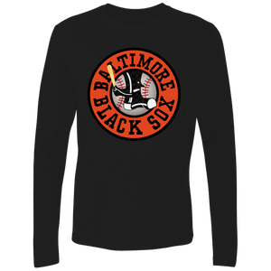 Baltimore Black Sox Long Sleeve Shirt Negro League Baseball color Black Baltimore Black Sox Long Sleeve Shirt Negro League Baseball color Black