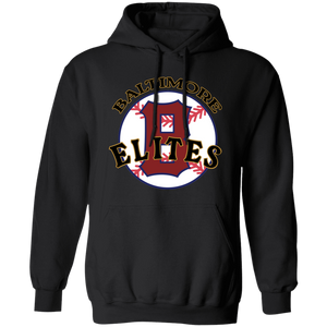 Baltimore Elites Hoodie Pullover Negro League Baseball color Black Baltimore Elites Hoodie Pullover Negro League Baseball color Black