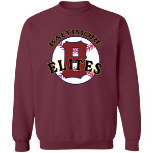 Baltimore Elites Sweatshirt Crewneck Negro League Baseball color Maroon Baltimore Elites Sweatshirt Crewneck Negro League Baseball color Maroon