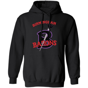 Birmingham Black Barons Hoodie Pullover Negro League Baseball color Black Birmingham Black Barons Hoodie Pullover Negro League Baseball color Black