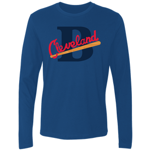Cleveland Buckeyes Long Sleeve Shirt Negro League Baseball color Royal Blue Cleveland Buckeyes Long Sleeve Shirt Negro League Baseball color Royal Blue