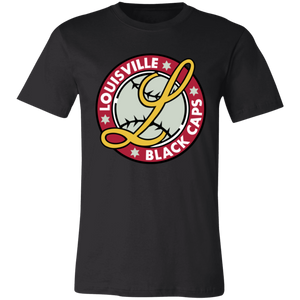 Louisville Black Caps T-shirt Negro League Baseball color Black Louisville Black Caps T-shirt Negro League Baseball color Black
