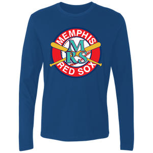 Memphis Red Sox Long Sleeve Shirt Negro League Baseball color Royal Blue Memphis Red Sox Long Sleeve Shirt Negro League Baseball color Royal Blue