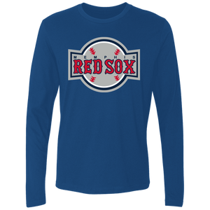 Memphis Red Sox Long Sleeve Shirt Negro League Baseball color Royal Blue Memphis Red Sox Long Sleeve Shirt Negro League Baseball color Royal Blue