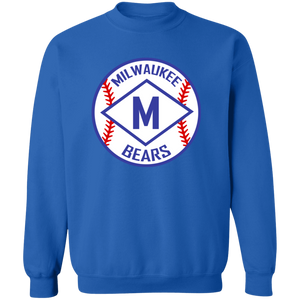 Milwaukee Bears Sweatshirt Crewneck Negro League Baseball color Royal Blue Milwaukee Bears Sweatshirt Crewneck Negro League Baseball color Royal Blue