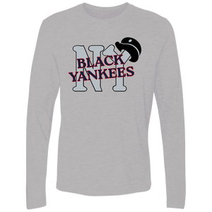 New York Black Yankees Long Sleeve Shirt Negro League Baseball color Heather Grey New York Black Yankees Long Sleeve Shirt Negro League Baseball color Heather Grey