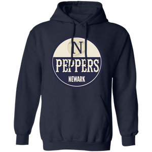 Newark Peppers Hoodie Pullover Negro League Baseball color Navy Newark Peppers Hoodie Pullover Negro League Baseball color Navy