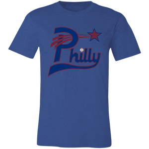 Philadelphia Stars T-shirt Negro League Baseball color Heather Royal Blue Philadelphia Stars T-shirt Negro League Baseball color Heather Royal Blue