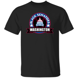 Washington Black Senators T-shirt Negro League Baseball color Black Washington Black Senators T-shirt Negro League Baseball color Black