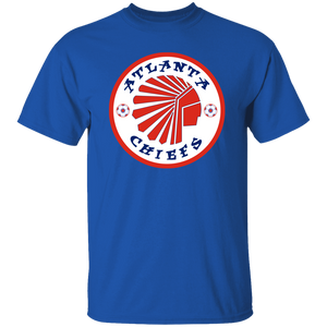 Atlanta Chiefs T-shirt Classic NASL Soccer color Royal Blue Atlanta Chiefs T-shirt Classic NASL Soccer color Royal Blue