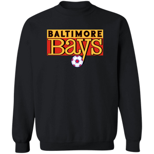 Baltimore Bays Sweatshirt Classic Crewneck NASL Soccer color Black Baltimore Bays Sweatshirt Classic Crewneck NASL Soccer color Black