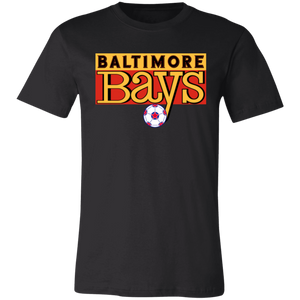 Baltimore Bays T-shirt Premium NASL Soccer color Black Baltimore Bays T-shirt Premium NASL Soccer color Black