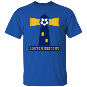 Boston Beacons T-shirt Classic NASL Soccer color Royal Blue Boston Beacons T-shirt Classic NASL Soccer color Royal Blue