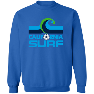 California Surf Sweatshirt Classic Crewneck NASL Soccer color Royal Blue California Surf Sweatshirt Classic Crewneck NASL Soccer color Royal Blue