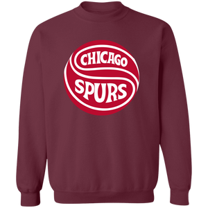 Chicago Spurs Sweatshirt Classic Crewneck NASL Soccer color Maroon Chicago Spurs Sweatshirt Classic Crewneck NASL Soccer color Maroon