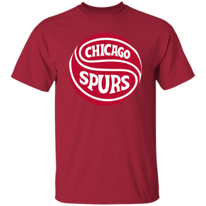 Chicago Spurs T-shirt Classic NASL Soccer color Cardinal Red Chicago Spurs T-shirt Classic NASL Soccer color Cardinal Red