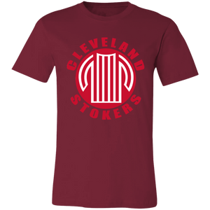Cleveland Stokers T-shirt Premium NASL Soccer color Cardinal Red Cleveland Stokers T-shirt Premium NASL Soccer color Cardinal Red