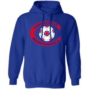 Connecticut Bicentennials Hoodie Pullover Classic NASL Soccer color Royal Blue Connecticut Bicentennials Hoodie Pullover Classic NASL Soccer color Royal Blue