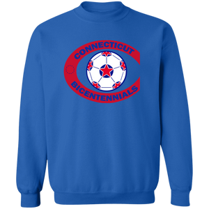 Connecticut Bicentennials Sweatshirt Classic Crewneck NASL Soccer color Royal Blue Connecticut Bicentennials Sweatshirt Classic Crewneck NASL Soccer color Royal Blue