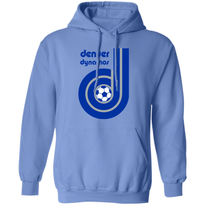 Denver Dynamos Hoodie Pullover Classic NASL Soccer color Carolina Blue Denver Dynamos Hoodie Pullover Classic NASL Soccer color Carolina Blue