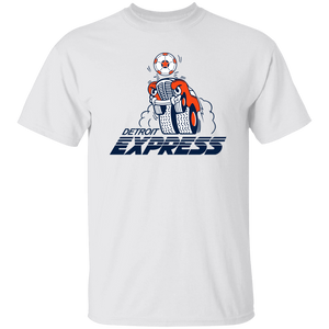 Detroit Express T-shirt Classic NASL Soccer color White Detroit Express T-shirt Classic NASL Soccer color White