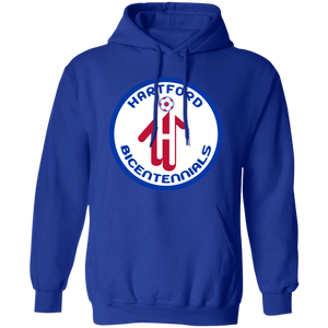 Hartford Bicentennials Hoodie Pullover Classic NASL Soccer color Royal Blue Hartford Bicentennials Hoodie Pullover Classic NASL Soccer color Royal Blue