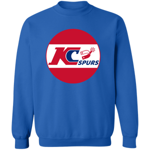 Kansas City Spurs Sweatshirt Classic Crewneck NASL Soccer color Royal Blue Kansas City Spurs Sweatshirt Classic Crewneck NASL Soccer color Royal Blue