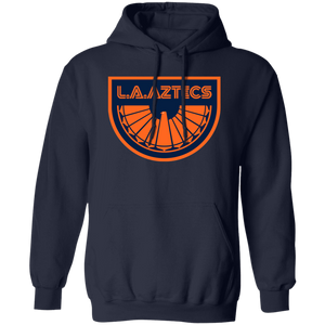 Los Angeles Aztecs Hoodie Pullover Classic NASL Soccer color Navy Blue Los Angeles Aztecs Hoodie Pullover Classic NASL Soccer color Navy Blue