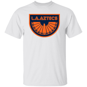 Los Angeles Aztecs T-shirt Classic NASL Soccer color White Los Angeles Aztecs T-shirt Classic NASL Soccer color White