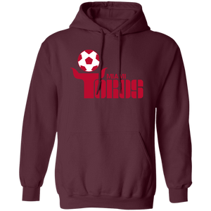 Miami Toros Hoodie Pullover Classic NASL Soccer color Maroon Miami Toros Hoodie Pullover Classic NASL Soccer color Maroon